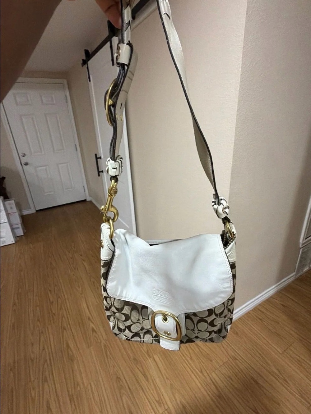 Coach Bleecker Signature Flap